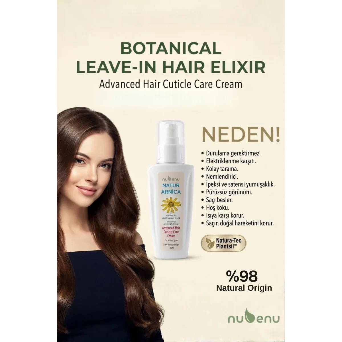 Durulanmayan Saç Bakım Kremi 100ml - Görsel 3