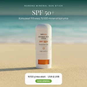 Nubenu Mineral Sun Stick SPF 50+ mineral güneş koruması